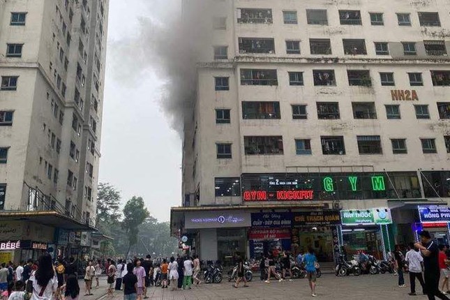 Hà Nội: Cháy căn hộ chung cư HH2A Linh Đàm ảnh 2