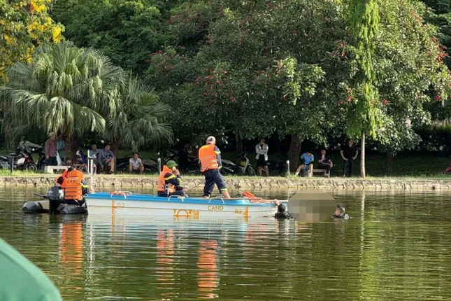 Hà Nội: Tìm thấy thi thể người đàn ông dưới hồ điều hòa ảnh 1