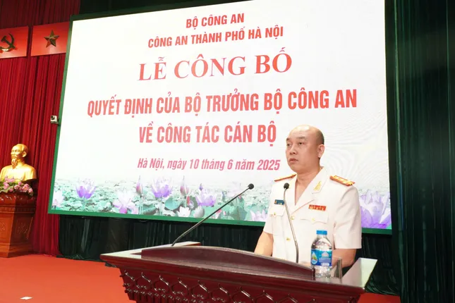 Trưởng Phòng CSHS được bổ nhiệm giữ chức vụ Phó giám đốc Công an TP Hà Nội ảnh 1