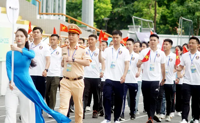 Gần 1.000 vận động viên tham dự Hội thao Công an Thủ đô năm 2025 ảnh 8