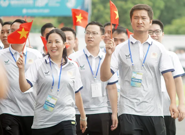 Gần 1.000 vận động viên tham dự Hội thao Công an Thủ đô năm 2025 ảnh 9