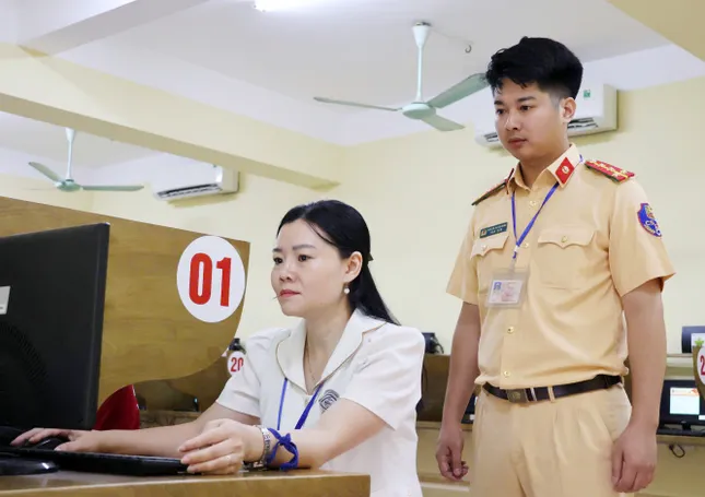 Cận cảnh quy trình Công an Hà Nội sát hạch lái xe máy ảnh 6