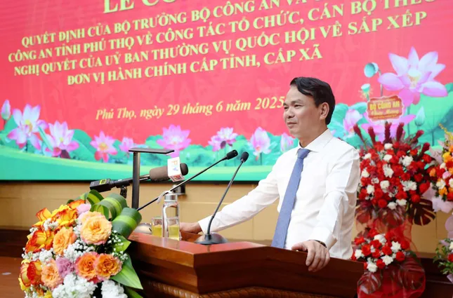 Công an tỉnh Phú Thọ mới công bố nhân sự sau sáp nhập ảnh 1