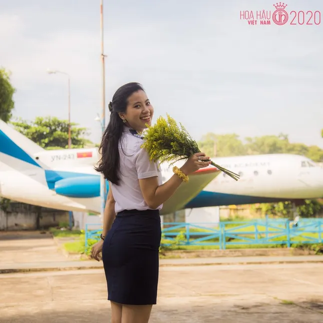 Nữ sinh Học viện Hàng không có thành tích siêu ‘khủng’ dự thi Hoa hậu Việt Nam 2020 ảnh 2