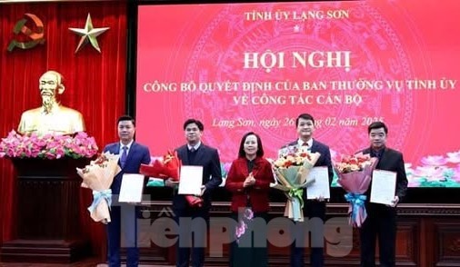 Điều động, bổ nhiệm nhiều lãnh đạo tỉnh Lạng Sơn ảnh 1