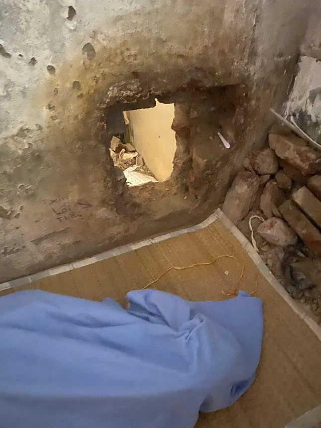 Đã bắt được 2 phạm nhân khoét tường vượt ngục khỏi trại giam ở Hà Nội ảnh 1