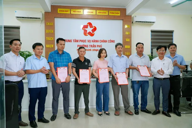 Phường đầu tiên ở Hà Tĩnh cấp sổ đỏ sau sáp nhập ảnh 1
