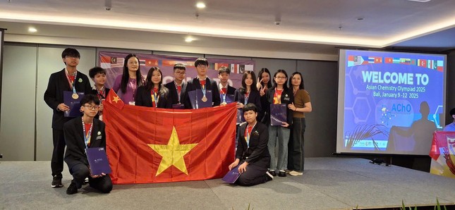 Học sinh Việt Nam đạt 17 huy chương tại Olympic Hoá học châu Á ACho- Ảnh 1.