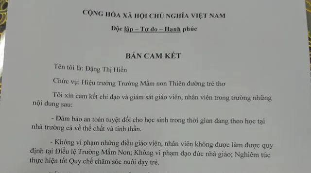 Trẻ nghi bị bạo hành: Lãnh đạo Phòng GD&ĐT nói gì? ảnh 1
