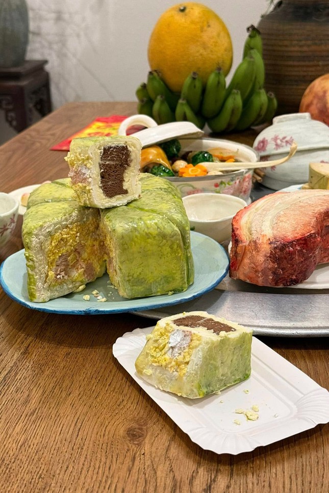 Cô gái làm mâm cơm Tết bằng 'chất liệu' đặc biệt, dân mạng trầm trồ 'khó tin' ảnh 11