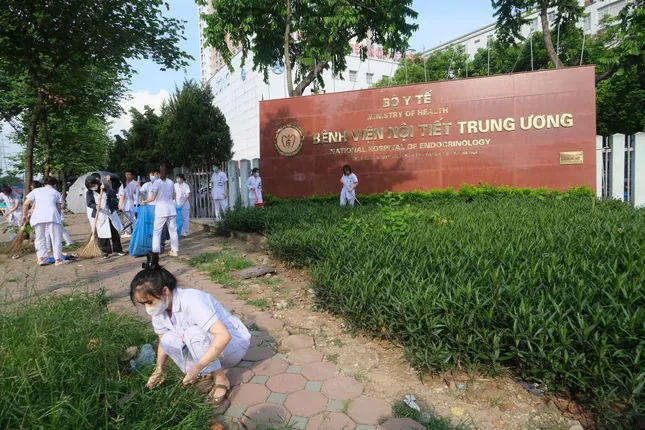 Đoàn Thanh niên Bệnh viện Nội tiết T.Ư lan tỏa lối sống xanh, giảm rác thải nhựa ảnh 3