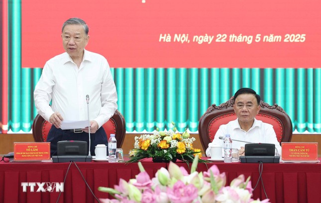 Tổng Bí thư Tô Lâm chủ trì làm việc với Ủy ban Kiểm tra Trung ương ảnh 1
