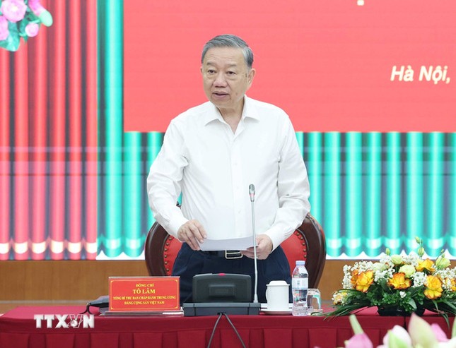 Tổng Bí thư Tô Lâm chủ trì làm việc với Ủy ban Kiểm tra Trung ương ảnh 5