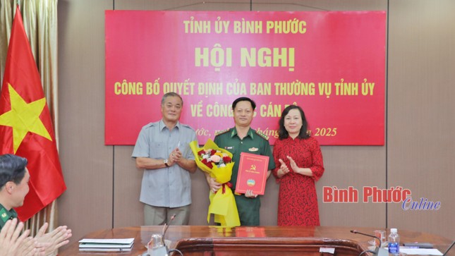 Ban Thường vụ Tỉnh ủy Bình Phước chuẩn y nhân sự ảnh 1