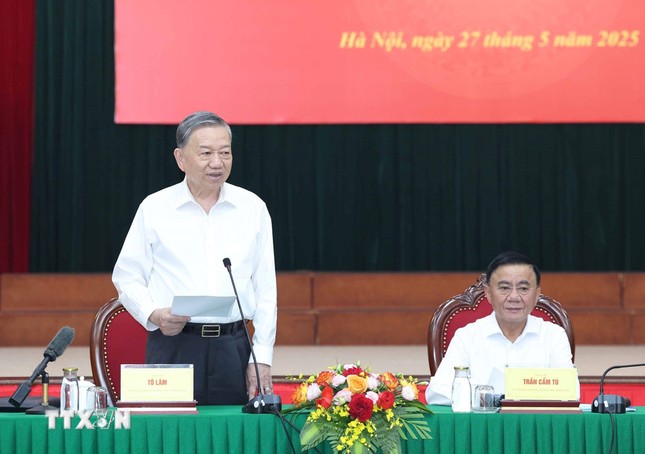 Tổng Bí thư Tô Lâm làm việc với Ban Tổ chức Trung ương ảnh 4
