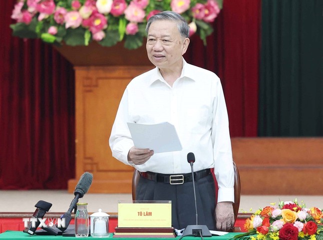 Tổng Bí thư Tô Lâm làm việc với Ban Tổ chức Trung ương ảnh 5