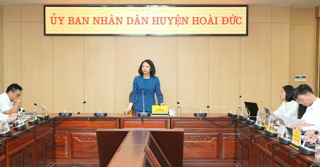Kiểm tra công tác sắp xếp đơn vị hành chính ở Hoài Đức ảnh 1
