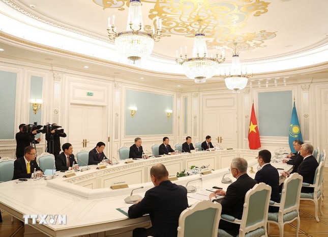 Tổng Bí thư Tô Lâm hội đàm với Tổng thống Kazakhstan ảnh 5