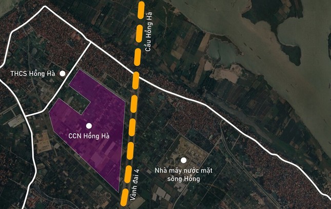Hà Nội sắp khởi công cụm công nghiệp 6ha ngay chân cầu Hồng Hà ảnh 2