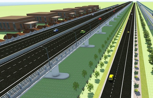 Khởi công đường trên cao Vành đai 4 hơn 75.000 tỷ đồng vào dịp 19/5 ảnh 1
