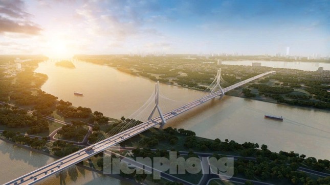 Sáng 19/5, Hà Nội khởi công cầu Tứ Liên với thiết kế trụ đài dây văng hình ảnh rồng bay ảnh 6