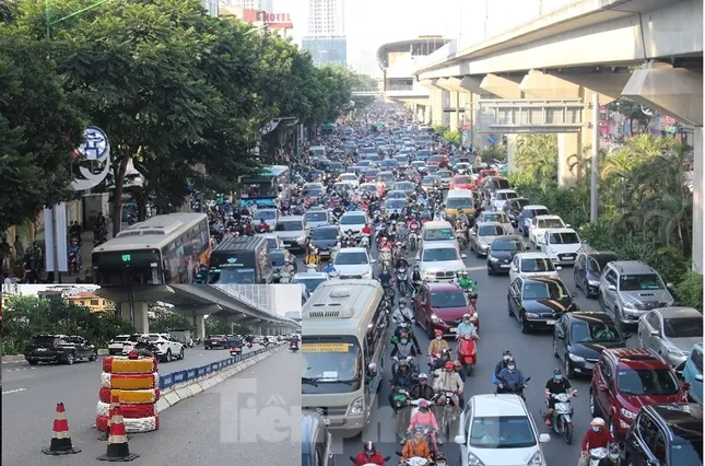 Hà Nội chi bao nhiêu tiền cho phân làn, tổ chức giao thông, hiệu quả ra sao? ảnh 3