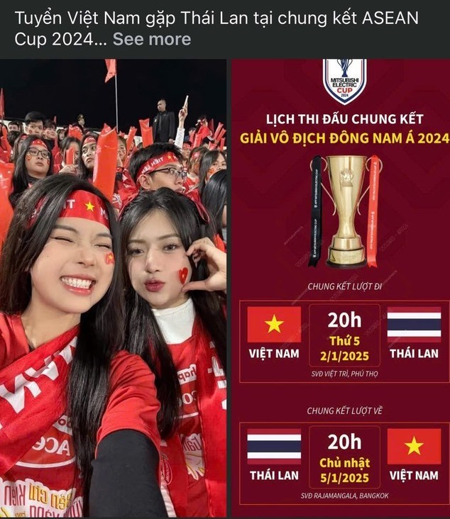 Bạn trẻ ‘tiếp lửa’ cho Đội tuyển Bóng đá Việt Nam trước thềm Chung kết ASEAN Cup 2024 ảnh 2