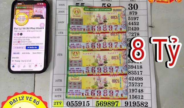 Người đàn ông mua vé số dạo khi đi chợ, trúng 4 tờ độc đắc hơn 7 tỷ đồng ảnh 1