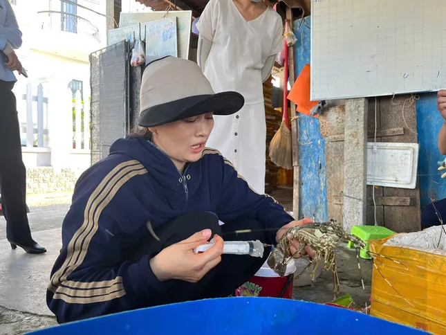 Bơm thạch rau câu, &apos;hô biến&apos; tôm hùm chết thành tôm tươi ảnh 1