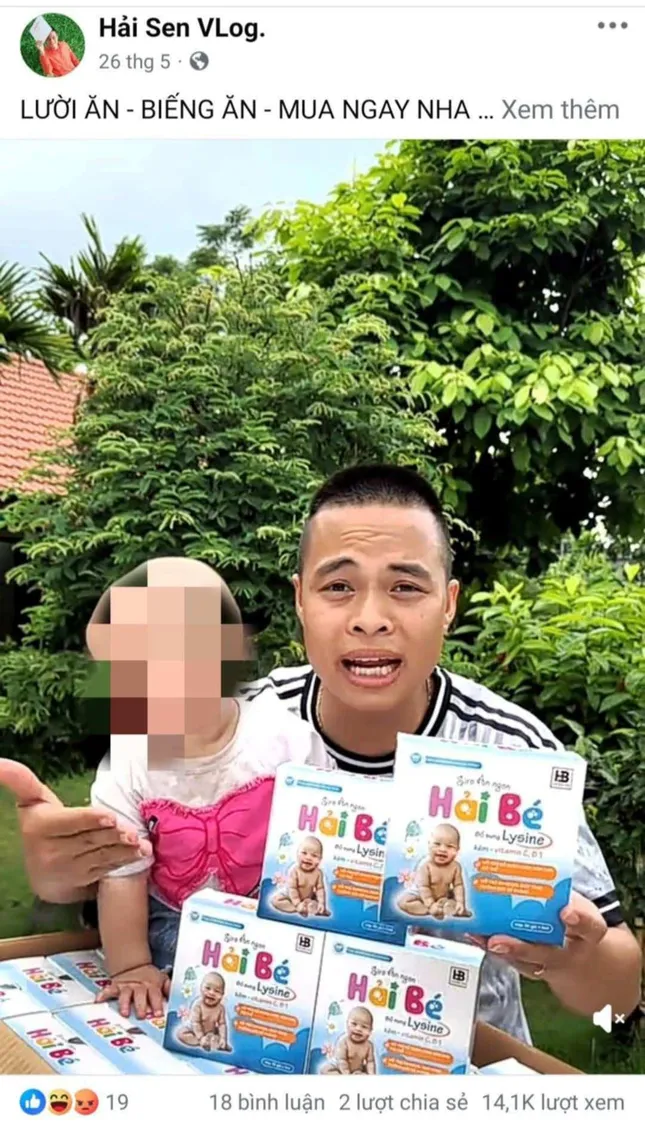 Bộ Y tế lên tiếng vụ Siro ăn ngon Hải Bé của TikToker Gia đình Hải Sen là hàng giả ảnh 1