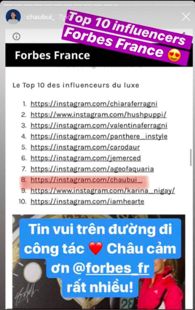 Châu Bùi lọt top 10 nhân vật có ảnh hưởng thời trang của Forbes Pháp ảnh 3