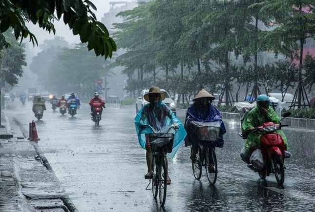Các địa phương mưa lớn nhất trong tối nay và ngày mai ảnh 1