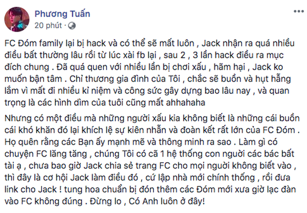 Ca sĩ Jack bức xúc vì group nhà Đóm bị tấn công ảnh 1