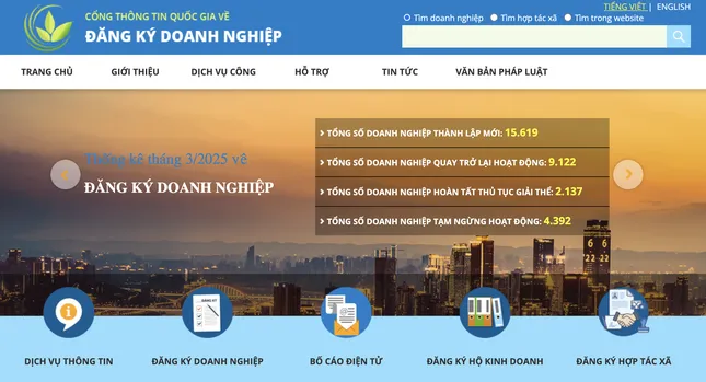 &apos;Lên đời&apos; hệ thống quốc gia về đăng ký doanh nghiệp ảnh 1