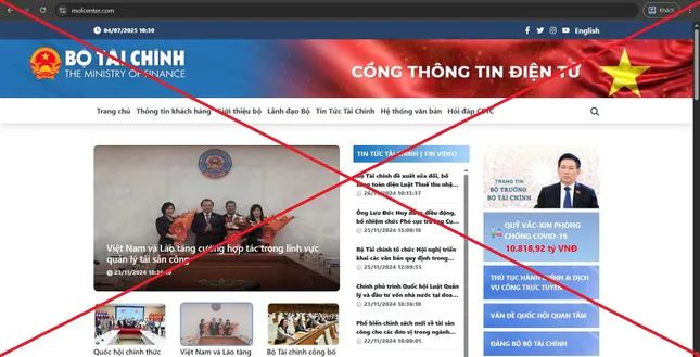 Cảnh báo chiêu giả mạo Bộ Tài chính thu hồi tiền lừa đảo ảnh 2