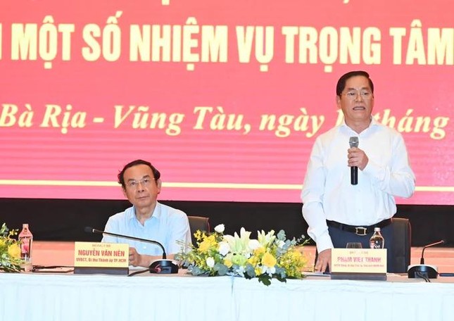 Bí thư Nguyễn Văn Nên nói về thử thách lớn nhất sau sáp nhập TPHCM, Bình Dương và Bà Rịa - Vũng Tàu ảnh 2