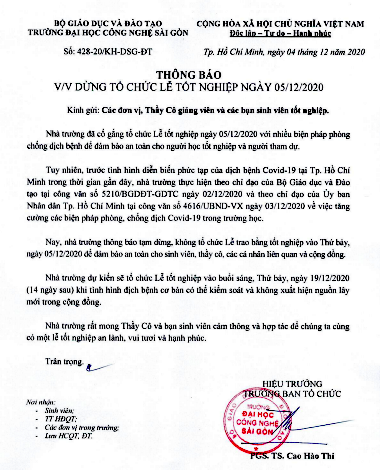 Vì dịch COVID-19, hàng ngàn sinh viên không thể nhận bằng tốt nghiệp ảnh 2