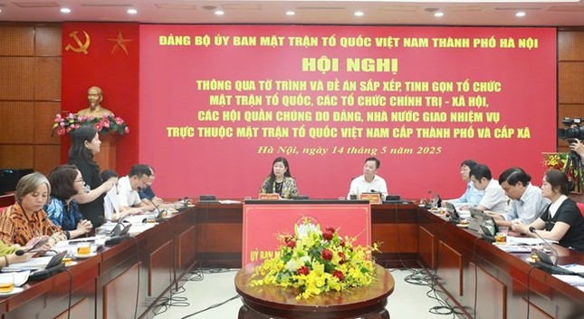 Thông tin sắp xếp bộ máy, cơ quan báo chí trực thuộc Mặt trận Tổ quốc Việt Nam TP Hà Nội ảnh 1