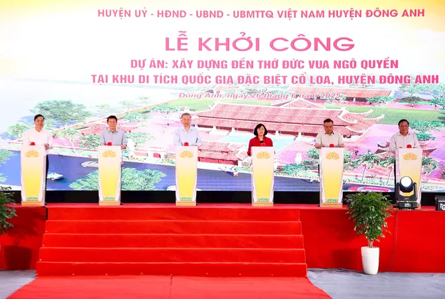 Tổng Bí thư Tô Lâm dự Lễ khởi công xây dựng đền thờ Đức vua Ngô Quyền ảnh 2