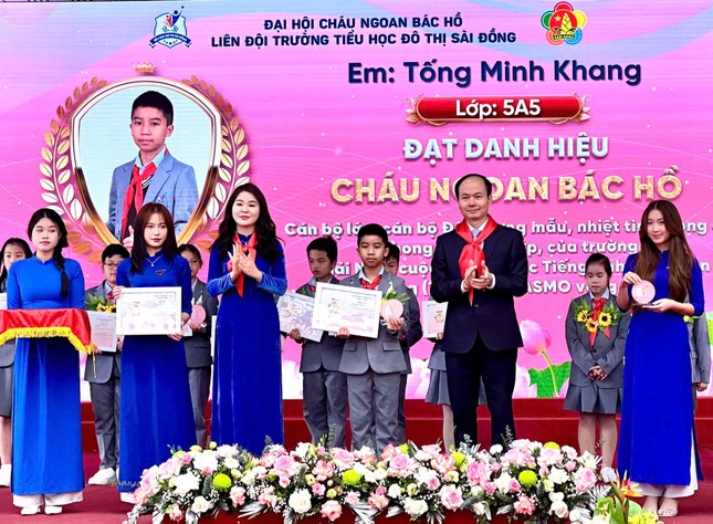 Tuyên dương 95 đội viên tiêu biểu tại Đại hội điểm Cháu ngoan Bác Hồ ảnh 3