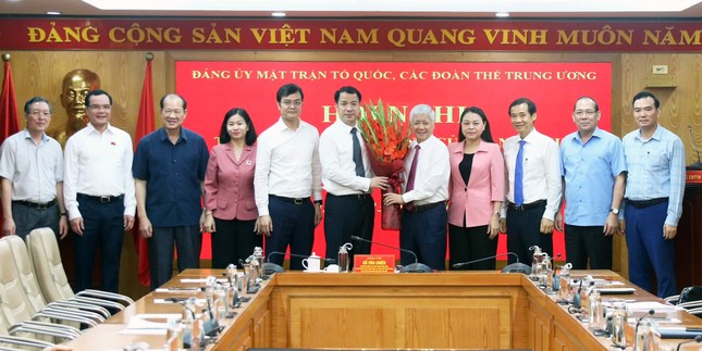 Anh Ngô Văn Cương được điều động, chỉ định làm Phó Bí thư chuyên trách Đảng ủy MTTQ, các đoàn thể Trung ương ảnh 5