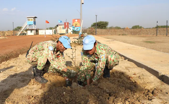 Nữ đại uý công binh Việt Nam lan toả màu xanh ở phái bộ UNISFA ảnh 3
