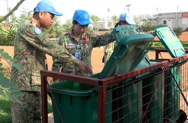 Nữ đại uý công binh Việt Nam lan toả màu xanh ở phái bộ UNISFA ảnh 5