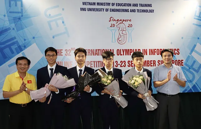 Học sinh Việt Nam giành Huy chương Vàng tại Olympic Tin học quốc tế 2020 ảnh 1