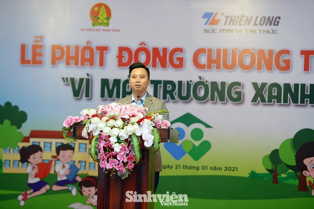 Phát động chương trình “Vì mái trường xanh” lần thứ hai ảnh 2