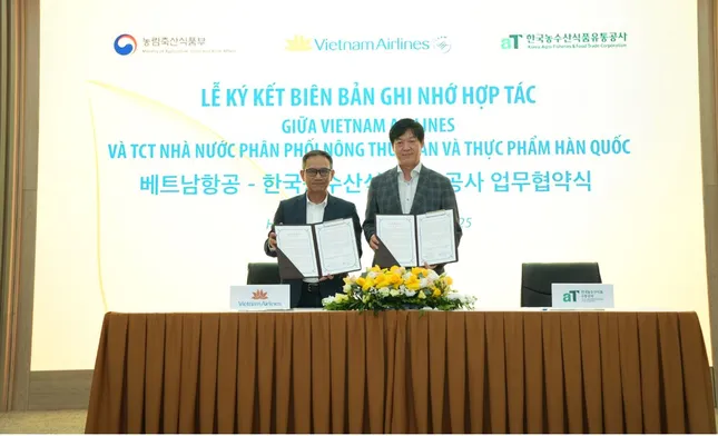 Vietnam Airlines hợp tác cùng aT mang văn hóa ẩm thực Hàn Quốc đến Việt Nam ảnh 1