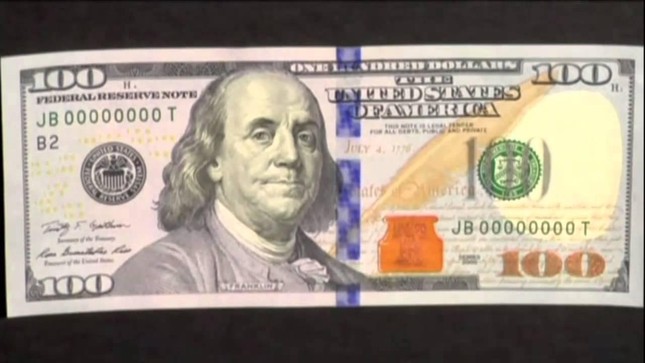 Tờ 100USD lại in hình chân dung không phải là Tổng thống Mỹ?