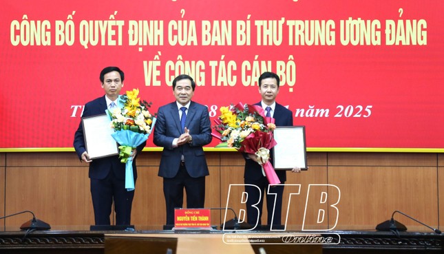 Ban Bí thư Trung ương Đảng chuẩn y nhân sự ở Thái Bình ảnh 1