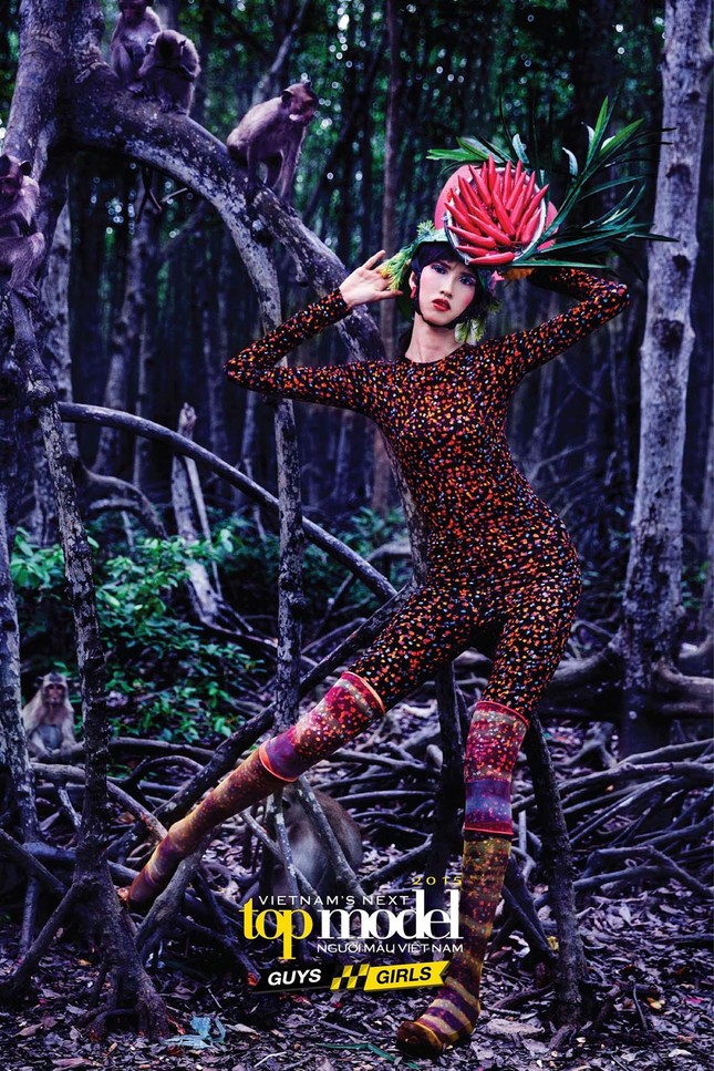 Thí sinh Next Top Model sợ hãi khi chụp ảnh với khỉ ảnh 8