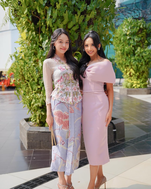 Thanh Thủy gặp lại Á hậu Quốc tế ở Indonesia ảnh 2